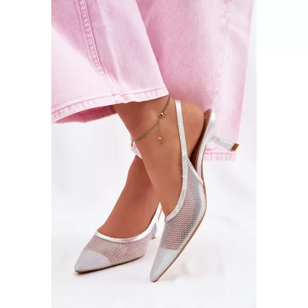  Dámské sandály BOTO QQ-213 SILVER 