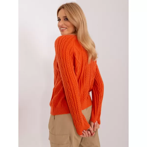  Dámský svetr WOOL FASHION ITALIA AT-SW-2346-2.99P ORANGE 
