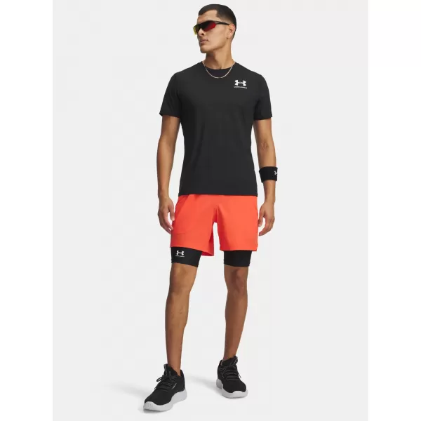  Pánské kraťasy UNDER ARMOUR VANISH WOVEN 6IN SHORTS 1373718-690 ČERVENÁ 