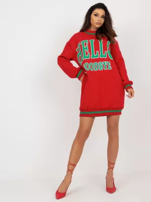 Dámská mikina MY RED LIPS EM-BL-775.64 RED
