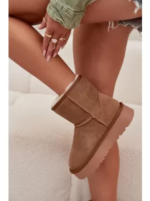 Dámské sněhule BOTO W5825 CAMEL