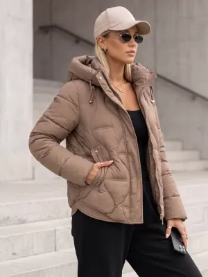 Dámská bunda DSTREET BÉŽOVÁ