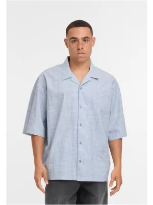 Pánská košile URBAN CLASSICS TB7562 LIGHTBLUE/WHITE