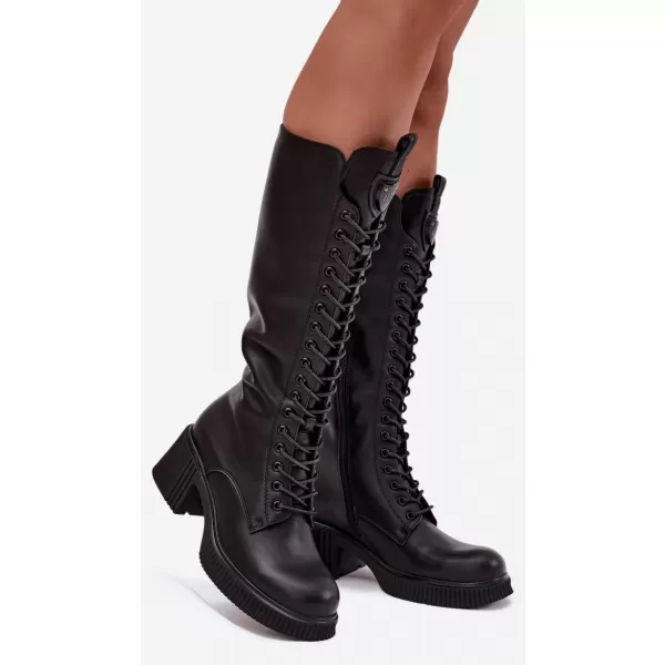  Dámské kozačky VINCEZA 66804 BLACK 