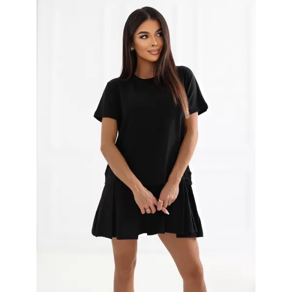  Dámské šaty RUE PARIS RV-SK-A1229.10P BLACK 