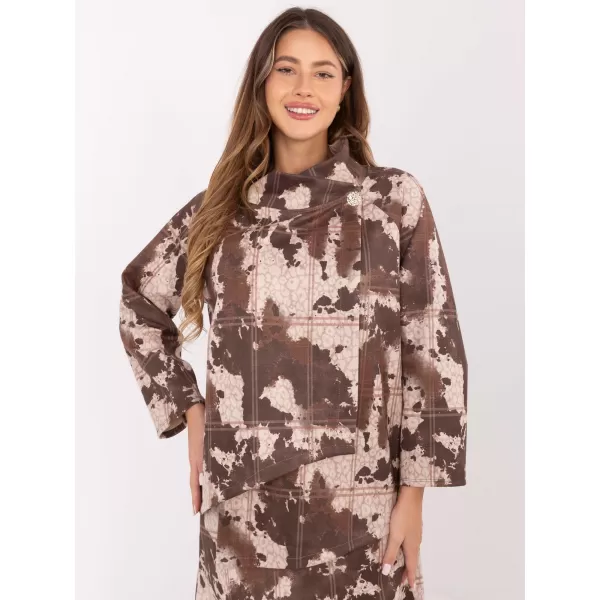  Dámská mikina ITALY MODA IT-BL-21613-3.85 KHAKI 