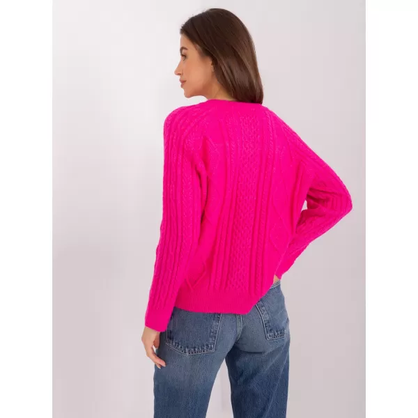  Dámský svetr WOOL FASHION ITALIA AT-SW-2346-2.99P FUCHSIA 