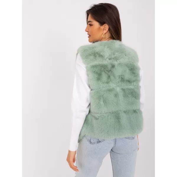  Dámská vesta WOOL FASHION ITALIA AT-KZ-2349.00P PISTACHIO 