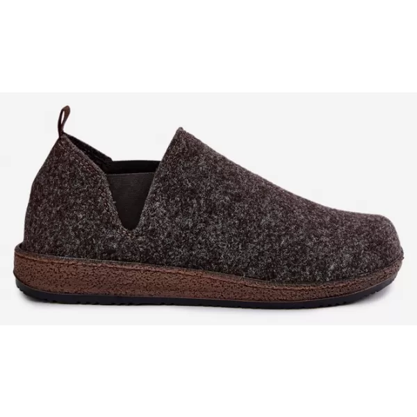  Dámské bačkory INBLU NL000013 DARK BROWN 