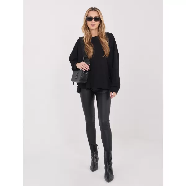  Dámská mikina RUE PARIS RV-BL-A1063.96 NOIRE 