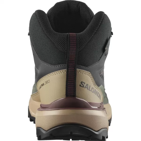  Pánské boty SALOMON X ULTRA 360 MID GORE-TEX L47743300 PHANTOM/DESERT TAN/RUM RAISIN 