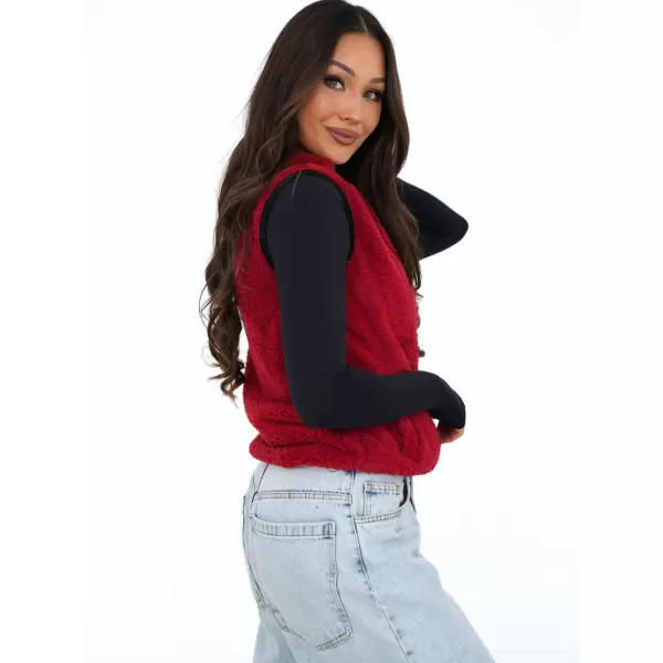  Dámská vesta FACTORY PRICE CS-KZ-BT1031.01 DARK RED 