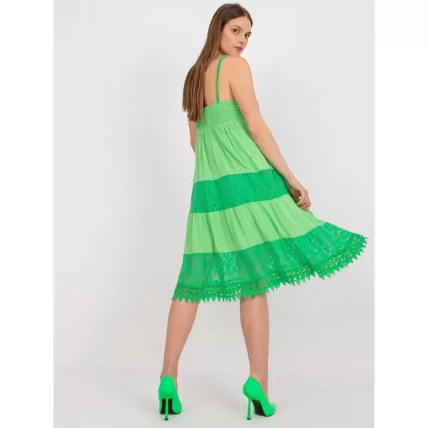  Dámské šaty OCH BELLA TW-SK-BI-82345.19P GREEN 