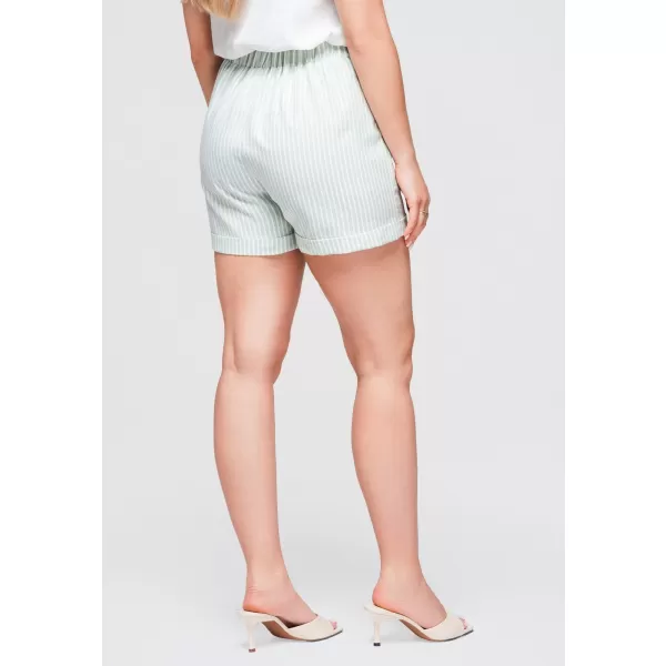  Dámské kraťasy OMBRE OW-ST-E0005 LIGHT GREEN 