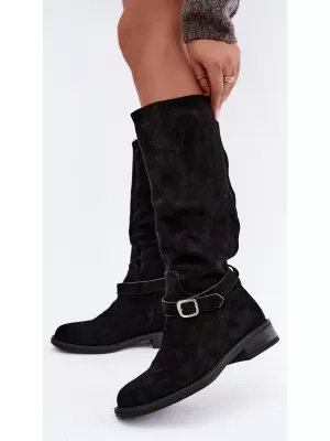 Dámské kozačky VINCEZA 89168 BLACK
