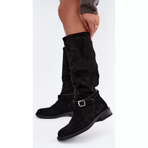  Dámské kozačky VINCEZA 89168 BLACK 