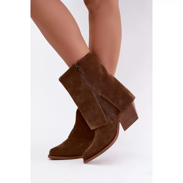  Dámské boty BIG STAR SHOES UU274114 BROWN/BEIGE SHADOWS 