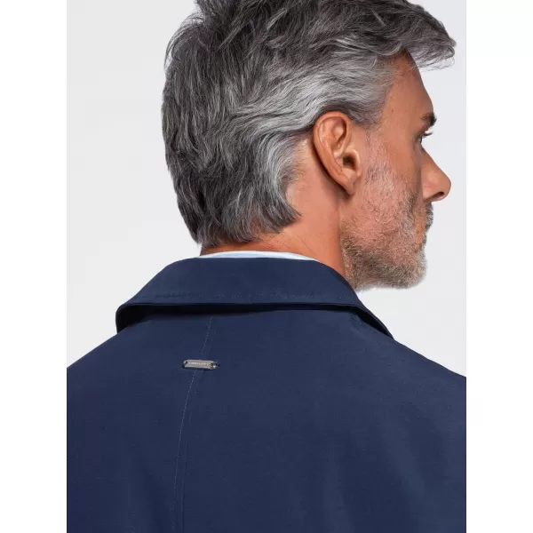  Pánská přechodná bunda OMBRE OM-JANP-0224 NAVY BLUE 