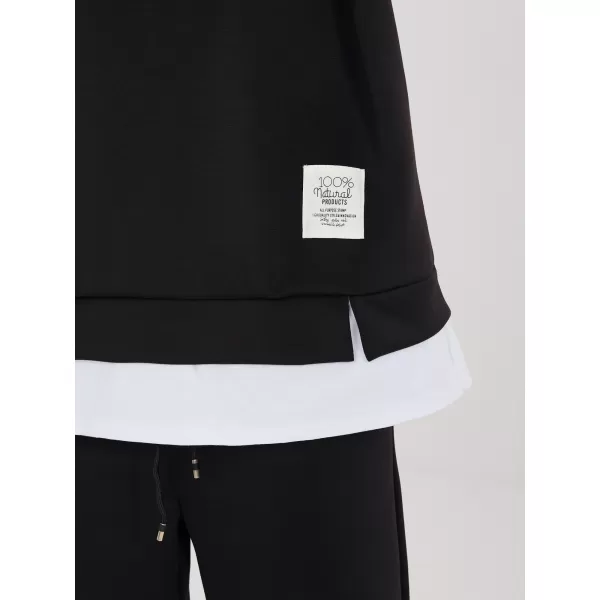  Dámská tepláková souprava RUE PARIS IT-KMPL-22230.18 BLACK 