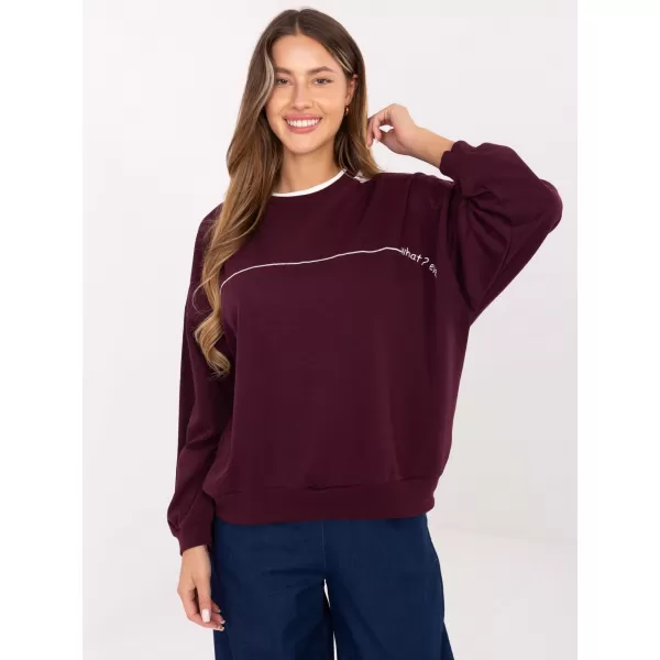  Dámská mikina RELEVANCE RV-BL-A940.60 BURGUNDY 