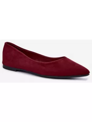 Dámské baleríny BOTO 5199 BURGUNDY