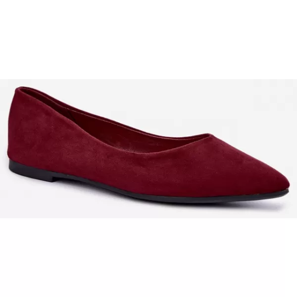  Dámské baleríny BOTO 5199 BURGUNDY 