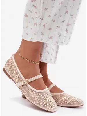 Dámské baleríny BOTO CH951 BEIGE