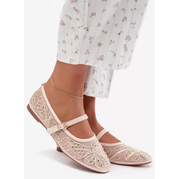  Dámské baleríny BOTO CH951 BEIGE 