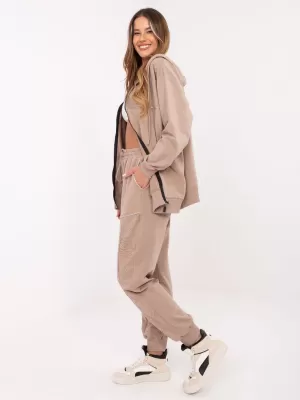 Dámský set RELEVANCE RV-KMPL-A881.15 DARK BEIGE