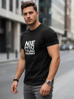 Pánské triko DSTREET ČERNÁ
