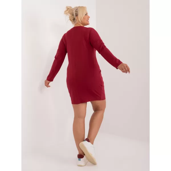  Dámské šaty RELEVANCE RV-TU-8295.29 BURGUNDY 