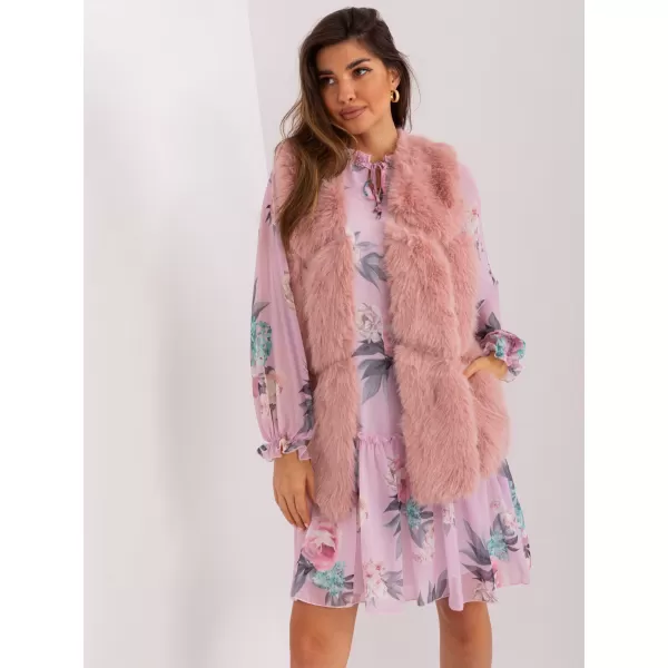  Dámská vesta WOOL FASHION ITALIA AT-KZ-2375.00P BRIGHT PINK 