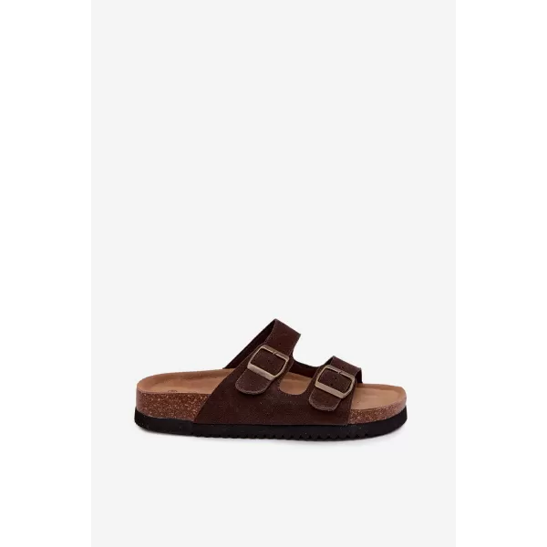  Dámské pantofle BOTO 2832 BROWN 