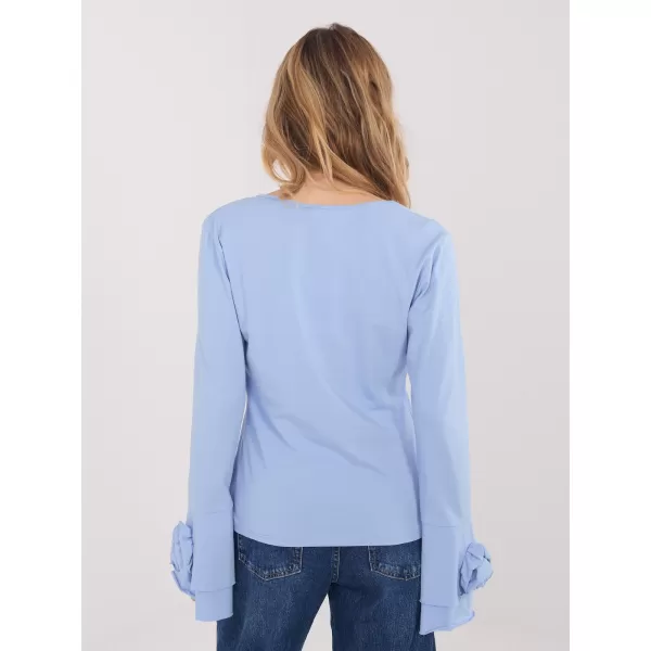  Dámská halenka ITALY MODA IT-BZ-22139.55 LIGHT BLUE 