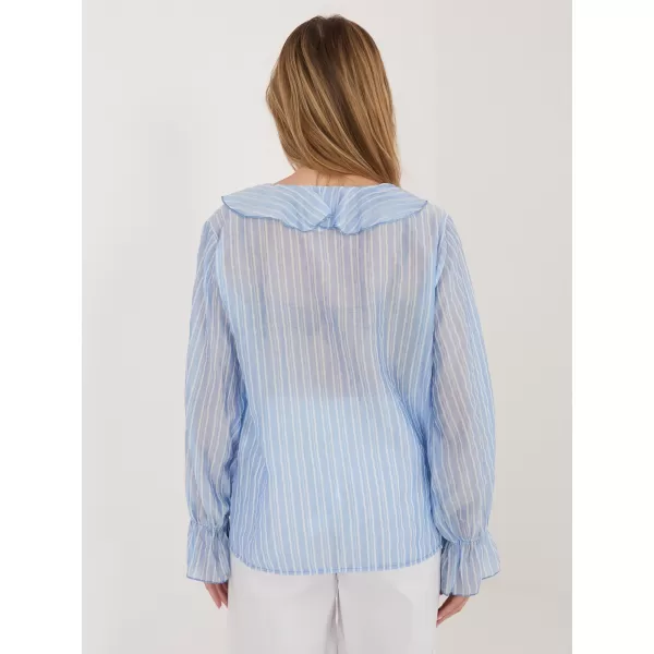  Dámská halenka ITALY MODA IT-BZ-25096.84 LIGHT BLUE 