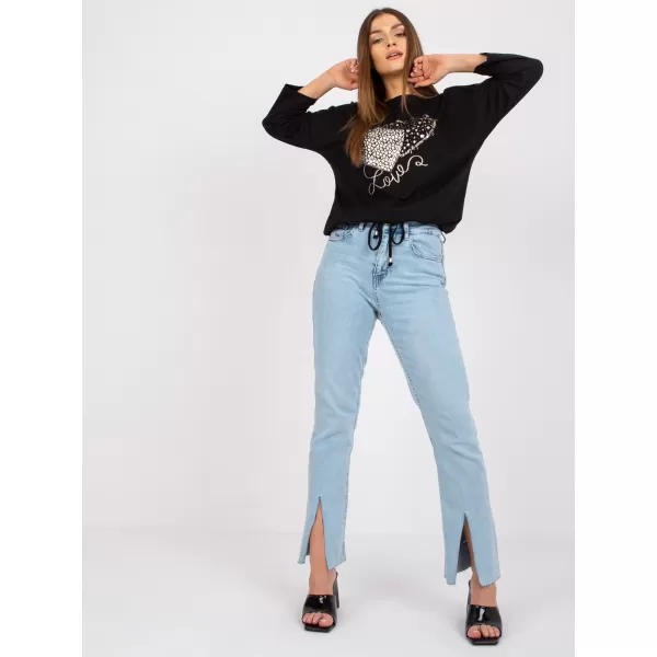  Dámská halenka RUE PARIS RV-BZ-7545.42P NOIRE 