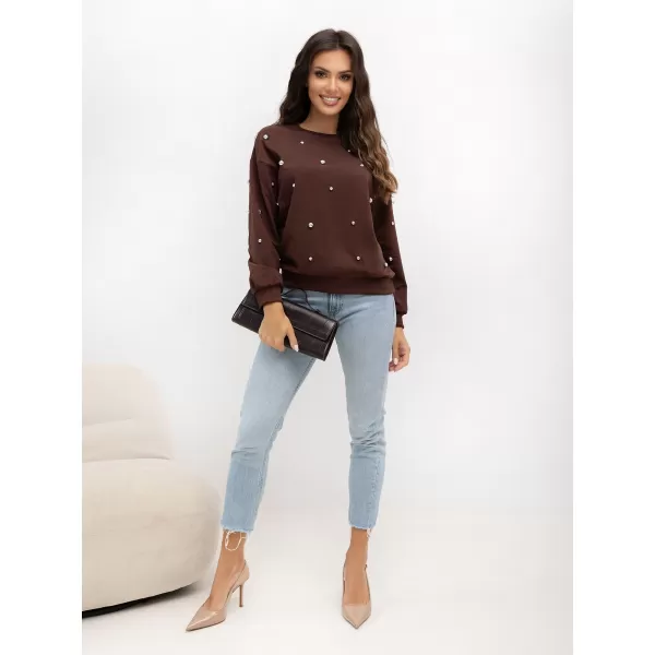  Dámská mikina ITALY MODA IR-BL-R2697.04P BROWN 