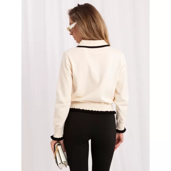  Dámský svetr ITALY MODA IR-SW-QF9581.13 LIGHT BEIGE 