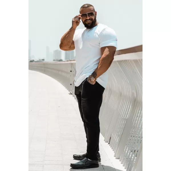  Pánské kalhoty NEBBIA MIKE TAPERED FIT 155 BLACK 