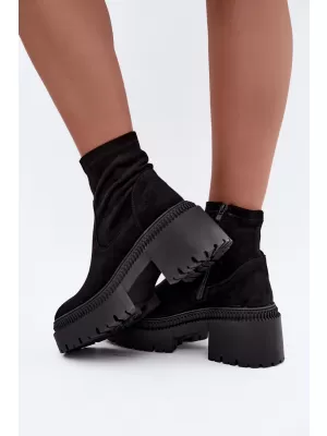 Dámské kotníkové boty BOTO 9670A-1 BLACK