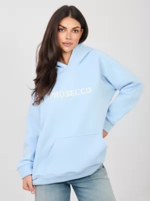 Dámská mikina RUE PARIS RV-BL-A1034.04 LIGHT BLUE