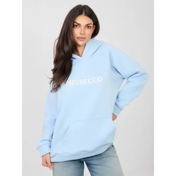  Dámská mikina RUE PARIS RV-BL-A1034.04 LIGHT BLUE 