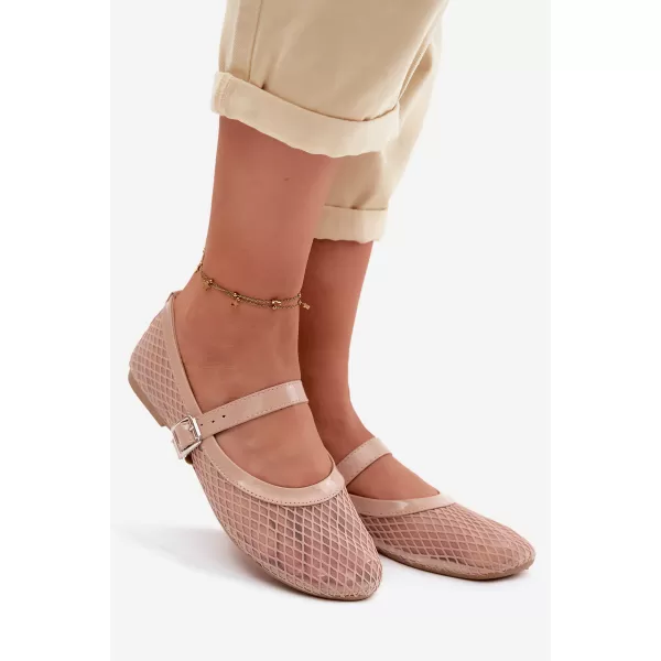  Dámské baleríny BOTO 26BL02-9968 BEIGE 