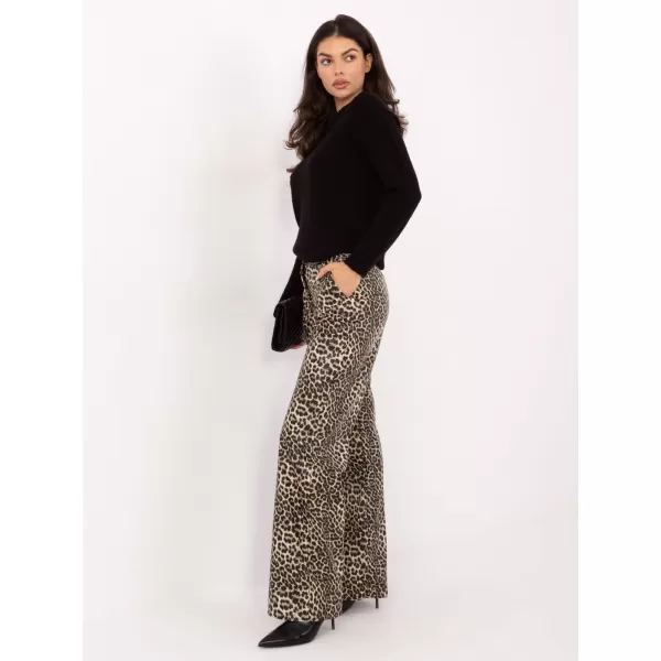  Dámské kalhoty LAKERTA LK-SP-509804.32 BLACK AND BEIGE 