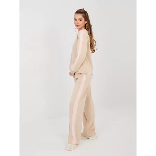  Dámská tepláková souprava RUE PARIS IT-KMPL-22211.31 BEIGE 