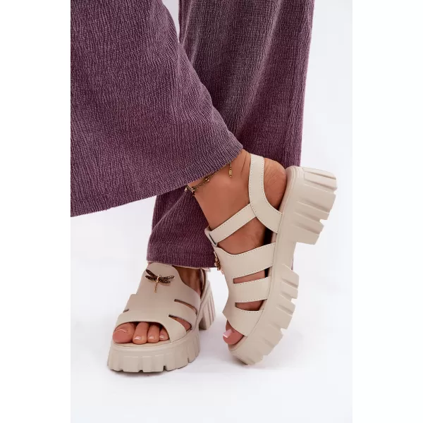  Dámské sandály VINCEZA 79627 BEIGE 