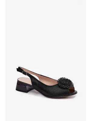 Dámské sandály D&A CR61-3030 BLACK