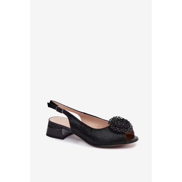  Dámské sandály D&A CR61-3030 BLACK 
