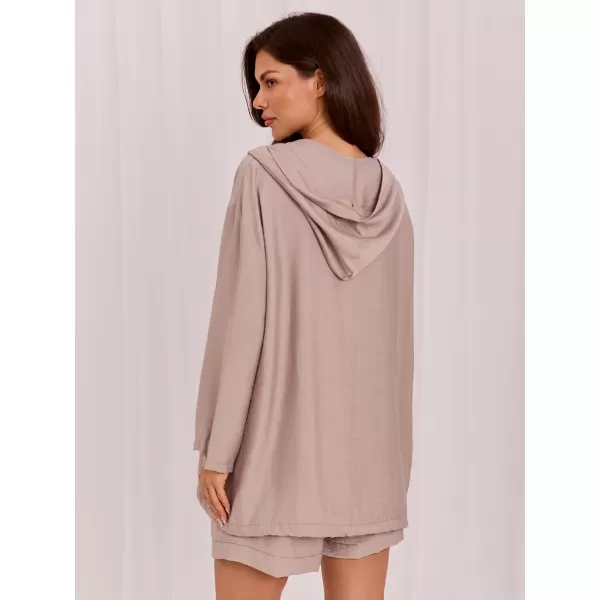  Dámská mikina RUE PARIS IT-BL-10362.24 DARK BEIGE 