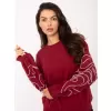 Dámská halenka RELEVANCE RV-BZ-A176.56 BURGUNDY